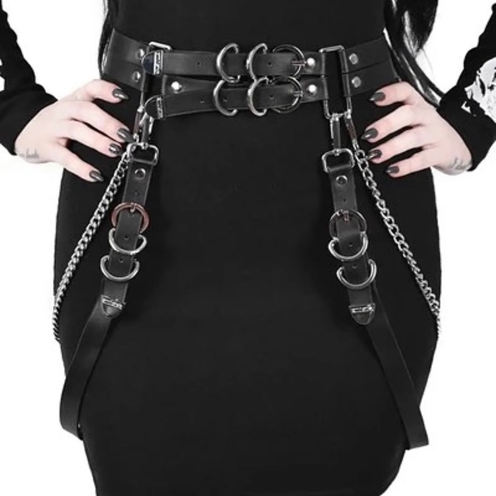 Killstar Savina Suspender Belt
